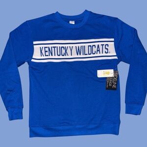 NCAA Women’s Kentucky Wildcats Royal Blue Long Sleeve Sweater NWT Size Small